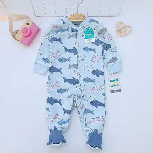 (Buy 1 get 1 at 50% off) Reborn Baby Sleep & Play Clothes for 18"-22" Reborn Doll Boy Shark Clothing Sets