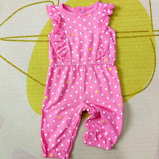 (Buy 1 get 1 at 50% off) Rose Red Dots Romper Clothes For 20"- 24" Reborn Baby Dolls