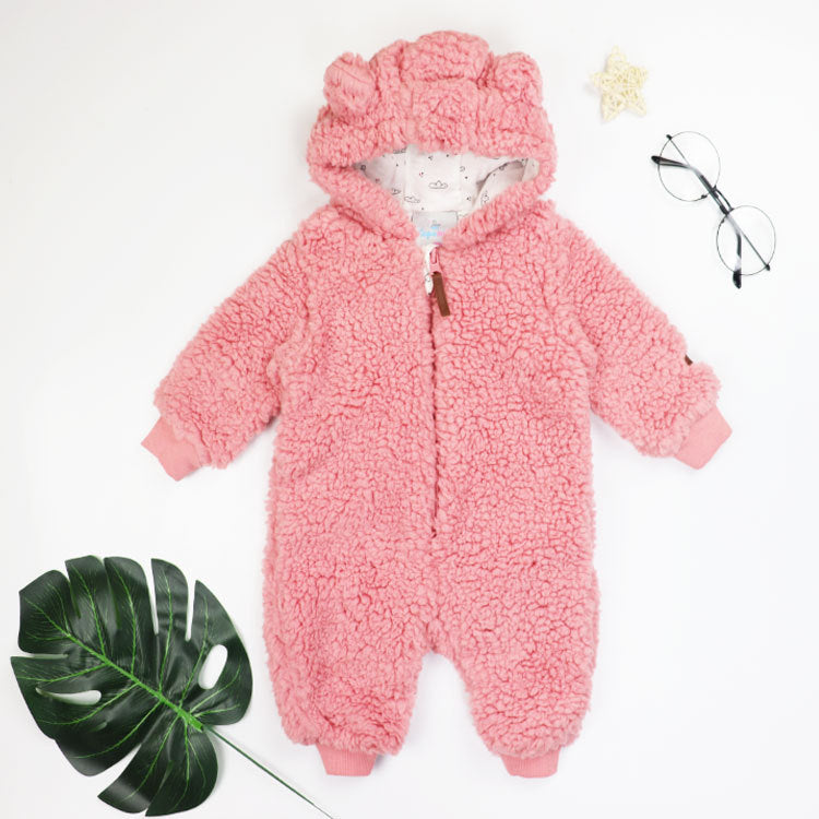 (Buy 1 get 1 at 50% off) Hooded Thick Warm One Piece Romper Clothes for 22"-24" Reborn Baby Dolls