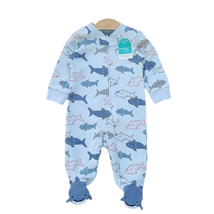 Reborn Baby Sleep & Play Clothes for 20" Reborn Doll Boy Shark Clothing Sets