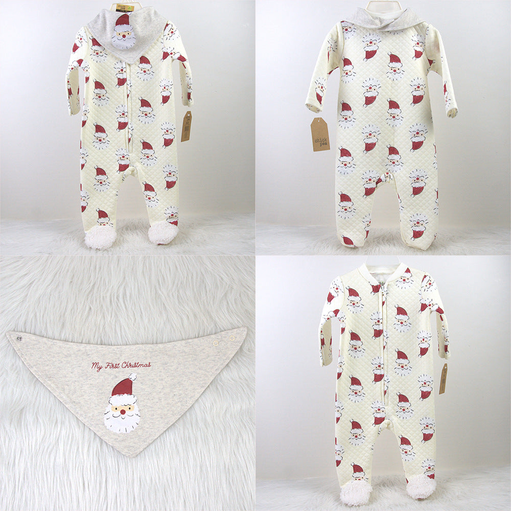 (Buy 1 get 1 at 50% off) 2-pack Set Quilted Jumpsuit Bodysuit Sping Fall for 24" Reborn Baby Dolls