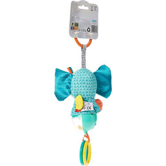 Elephant Hanging Rattle Toys, Soft Baby Hanging Toys with Wind Chimes