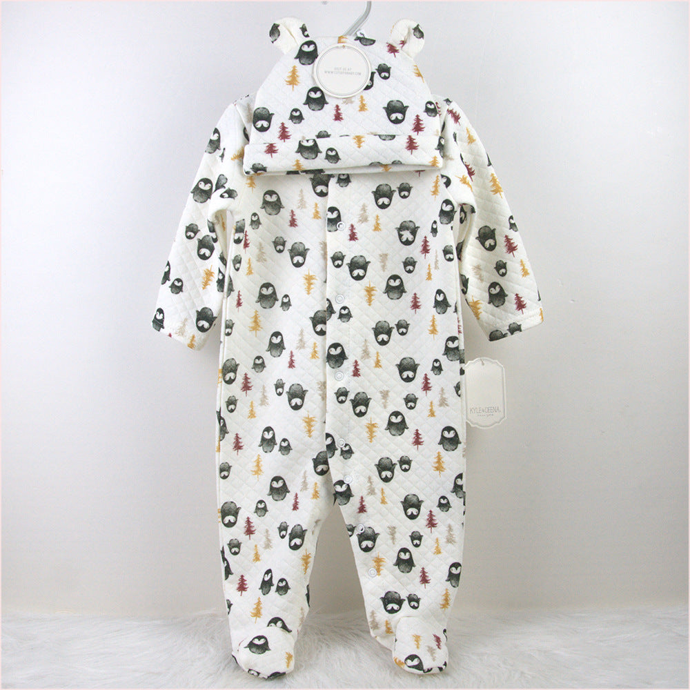(Buy 1 get 1 at 50% off) 2-pack Set Quilted Jumpsuit Bodysuit Sping Fall for 24" Reborn Baby Dolls