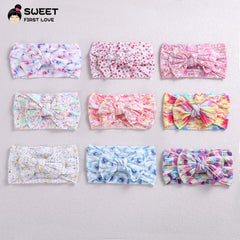 (Buy 1 get 1 at 50% off) Small Floral Baby Headbands Baby Girls Bows Headband for Reborn Baby Dolls