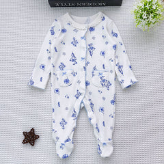 (Buy 1 get 1 at 50% off) Blue Flower Romper Clothes For 20"-24" Reborn Baby Dolls