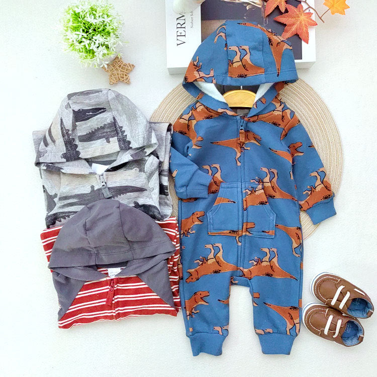 (Buy 1 get 1 at 50% off) Dinosaur Jumpsuit Outwear Clothes For 24" Reborn Baby Dolls