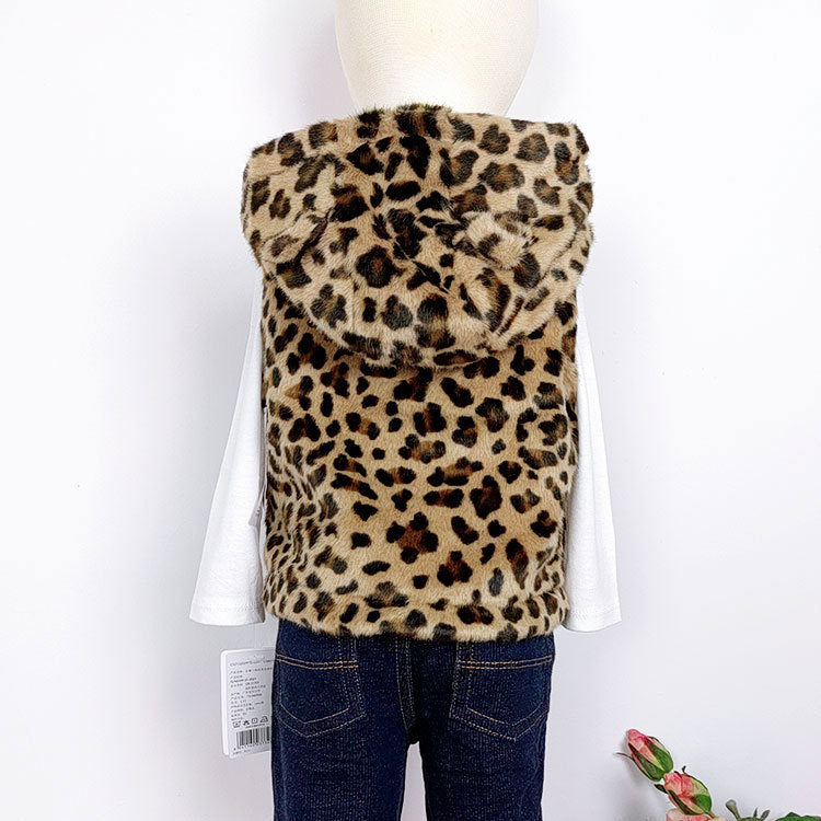 (Buy 1 get 1 at 50% off) Leopard Print Vest Clothes for 24" Reborn Baby Dolls