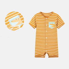(Buy 1 get 1 at 50% off) Reborn Baby Crocodile Romper for 22"- 24" Reborn Doll Stripe Clothing Sets
